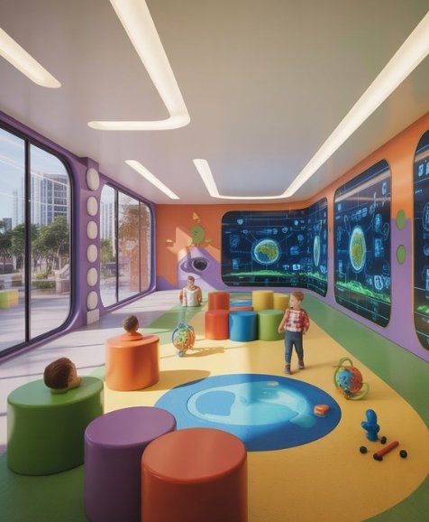 Modern science lab